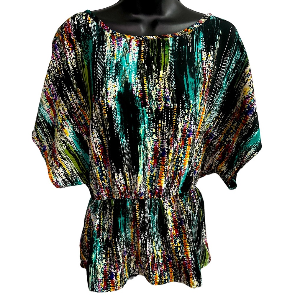 FOREVER 21 Women’s Multicolored Wide-sleeved Top